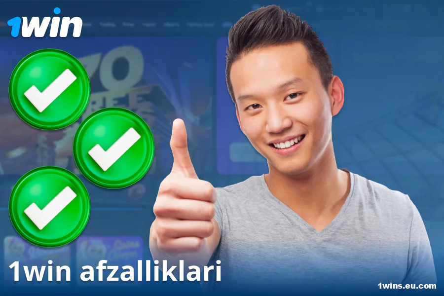 1Win UZ kazinosi afzalliklari