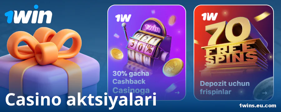 1Win O‘zbekiston o‘yinchilari uchun kazino bonuslari