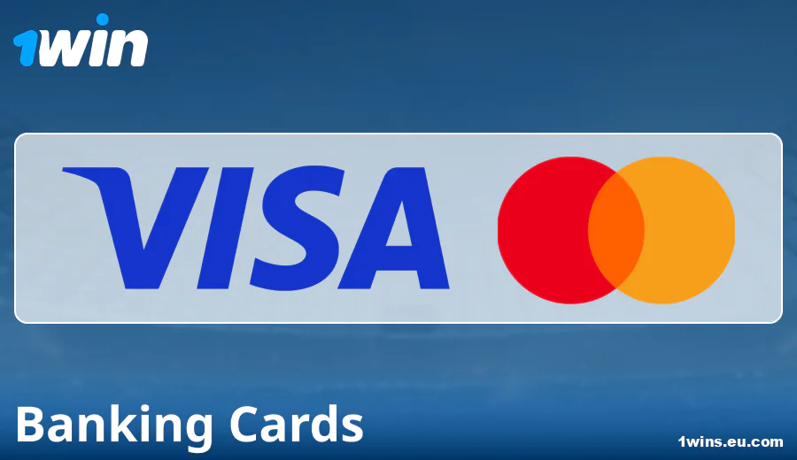 Payment features via bank cards at 1Win