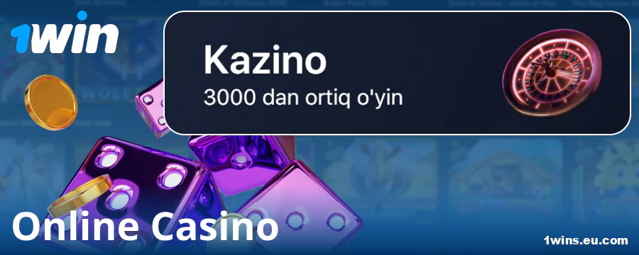 1Win kazinosida onlayn o‘ynash UZ