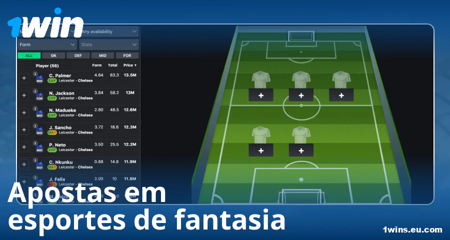 Jogar esportes de fantasia no 1Win Brasil