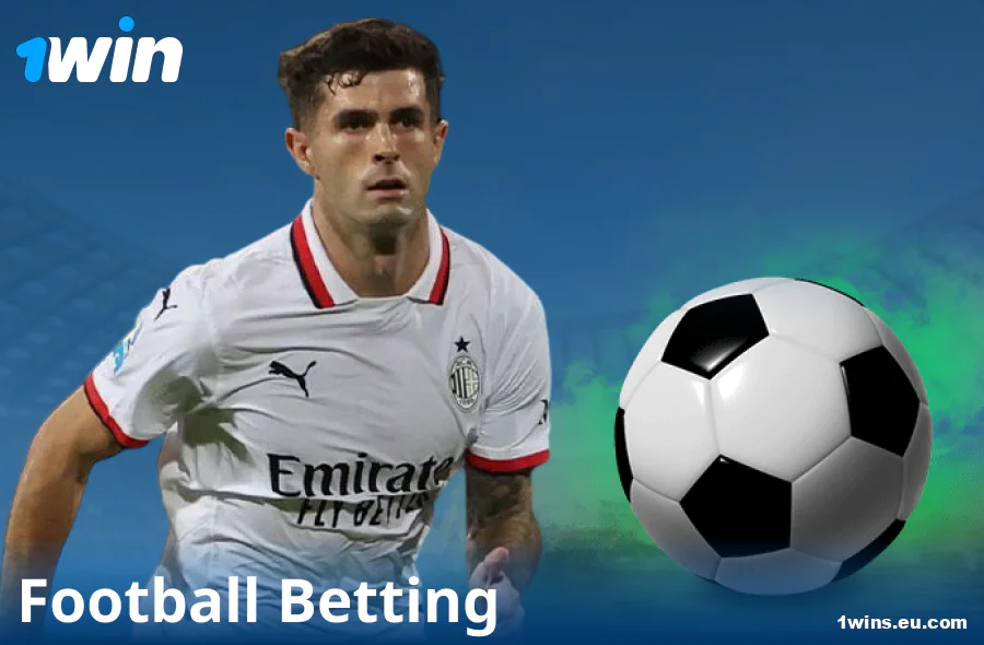 Football bets on the 1Win website