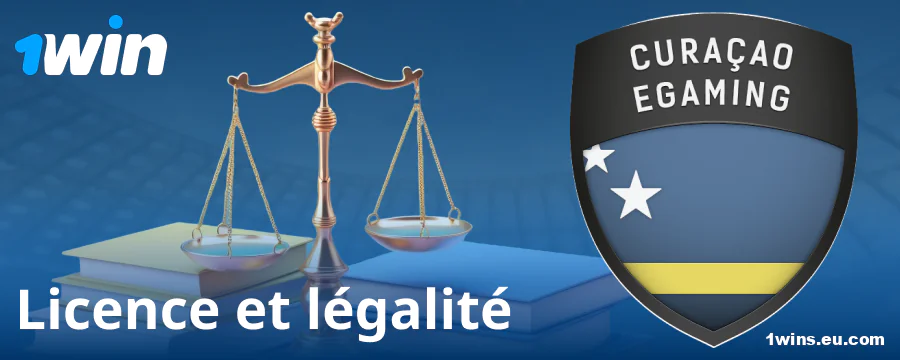 Statut légal du bookmaker 1Win FR