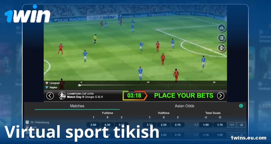 O‘zbekistonlik o‘yinchilar uchun 1Win virtual sport