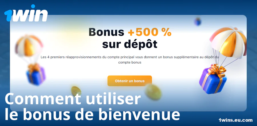 Guide du bonus de bienvenue chez 1Win FR
