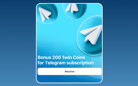 Subscribe to Telegram for 1Win casino