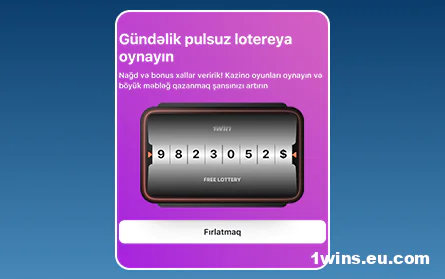Azərbaycanlı oyunçular üçün 1Win lotereyası
