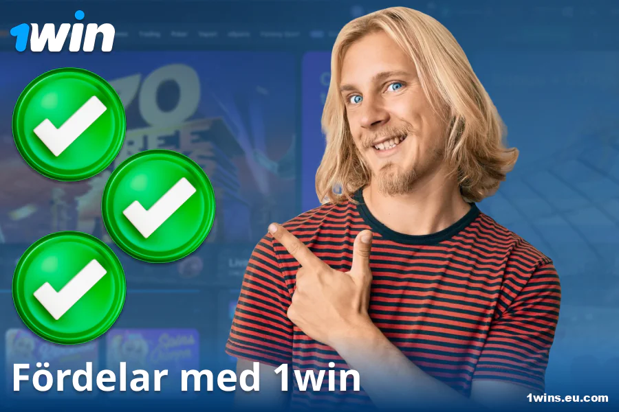 Fördelar med casinot 1Win SE
