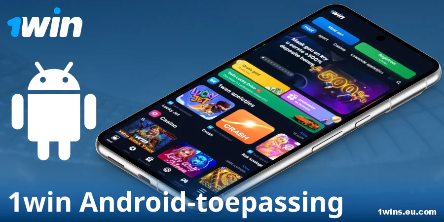 Laai die 1Win app af vir Android