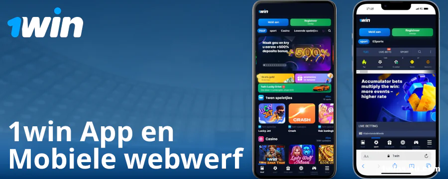 Selfoon app vir 1Win spelers