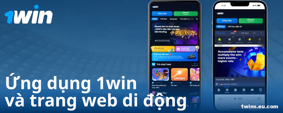 Ứng dụng di động dành cho người Việt tại 1Win