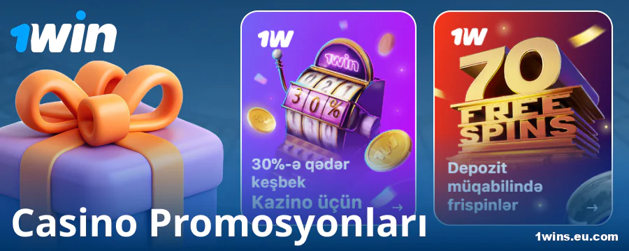 1Win Azərbaycanda kazino bonusları