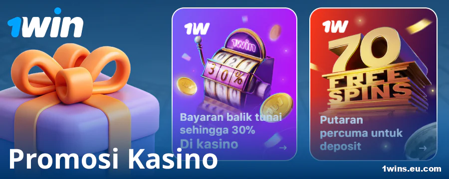 Bonus kasino untuk pemain 1Win
