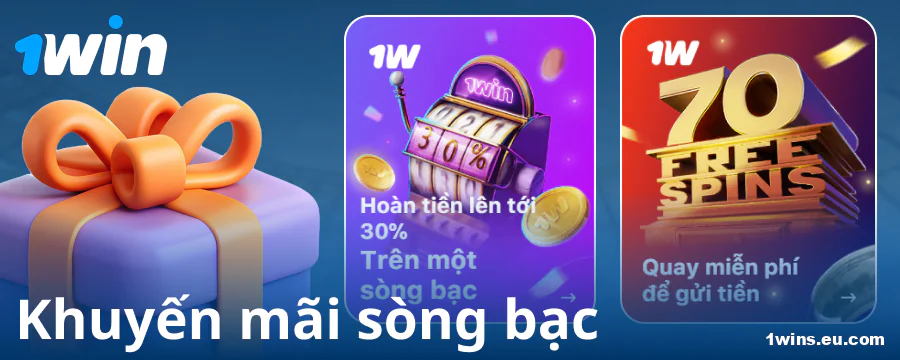 Tiền thưởng sòng bạc cho người chơi 1Win Việt Nam