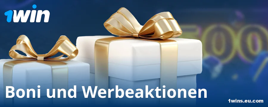 Boni für deutsche Spieler bei 1Win