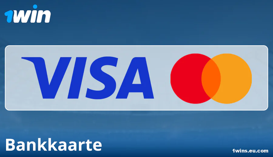 Betalings kenmerke via bankkaarte by 1Win