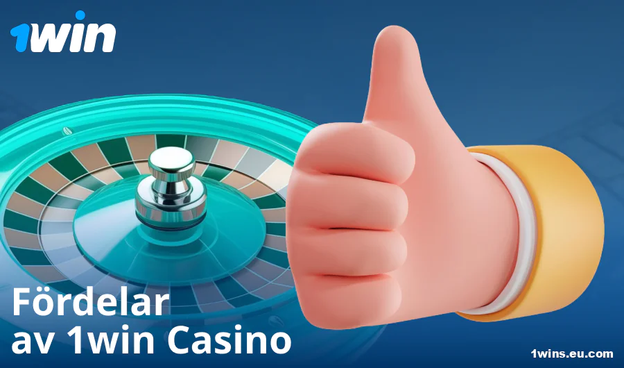 Fördelar med att spela på 1Win SE casino