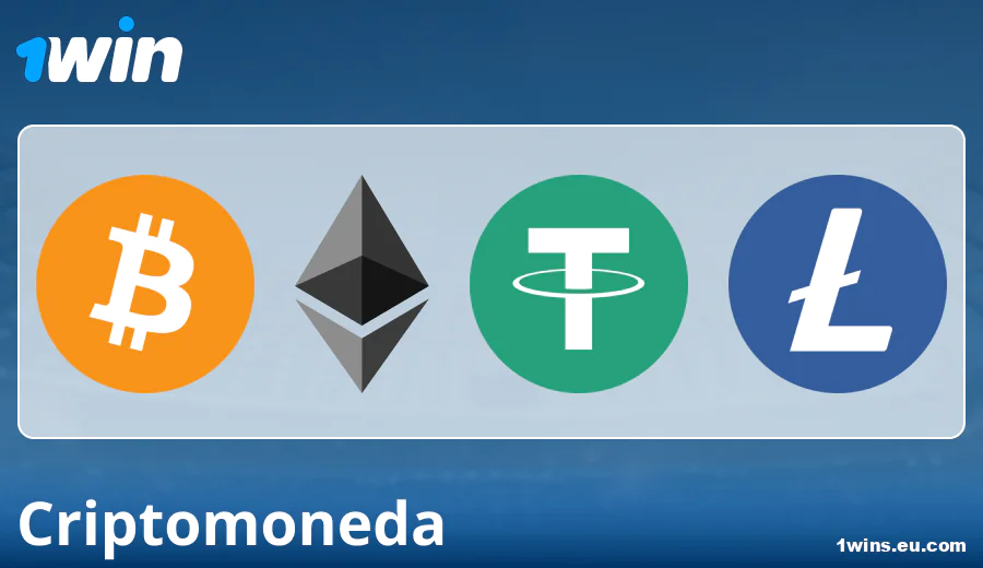 Características de pagos con criptomonedas en 1Win ES