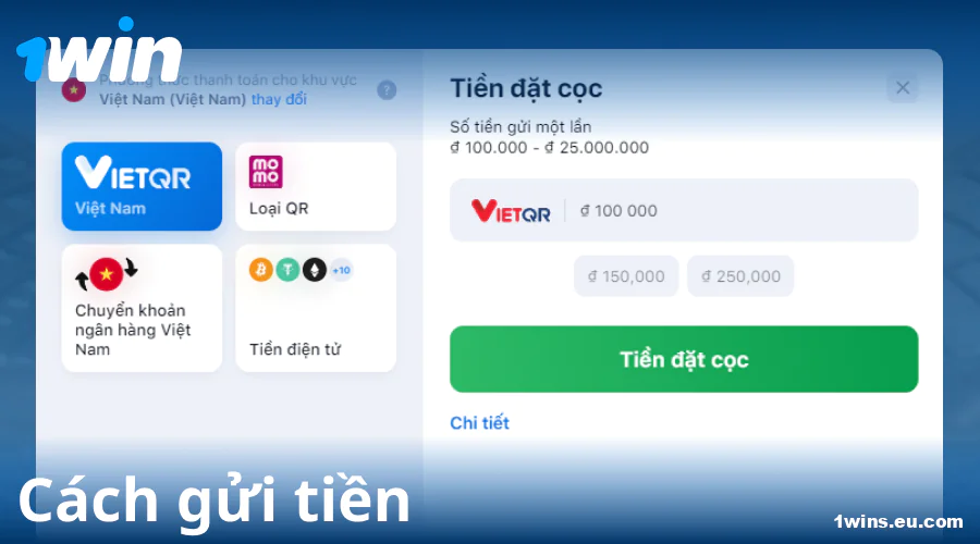 Hướng dẫn nạp tiền tại 1Win Việt Nam