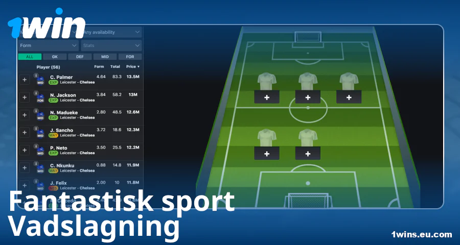 Spela fantasy-sport på 1Win Sverige