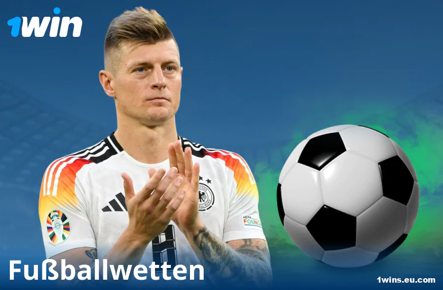 Fußballwetten auf der Website 1Win DE