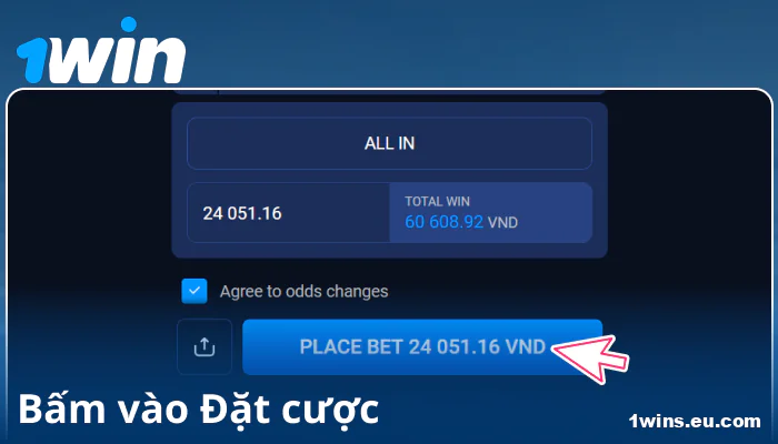 Xác nhận cược của bạn tại 1Win VN