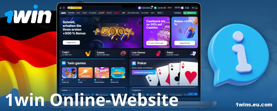 Informationen über das Casino 1Win Deutschland