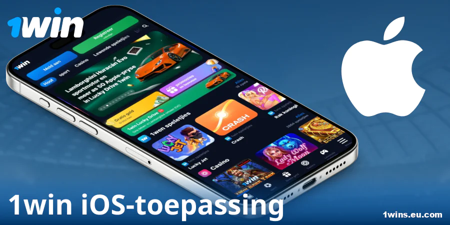 Laai die 1Win app af vir iOS
