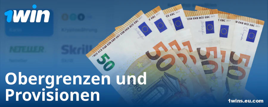 Minimale und maximale Einzahlung für deutsche Spieler bei 1Win