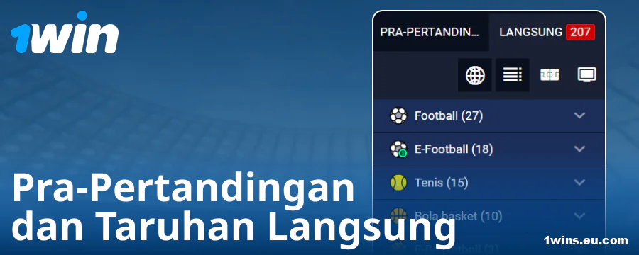 Jenis Kompetisi di Situs 1Win ID