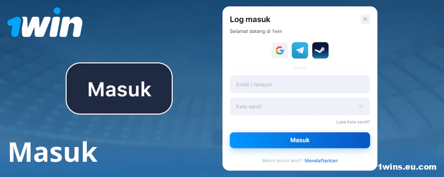 Masuk ke Akun 1Win Indonesia