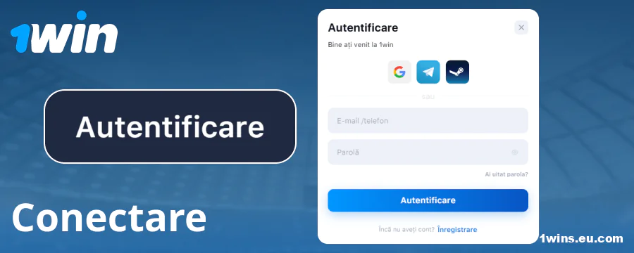 Autentificare în contul 1Win România