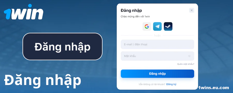 Đăng nhập vào tài khoản 1Win Việt Nam
