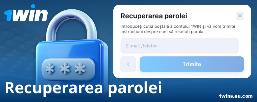 Schimbarea parolei pe site-ul 1Win RO