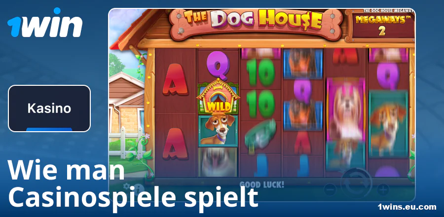 Anleitung für das Spielen im Casino 1Win DE