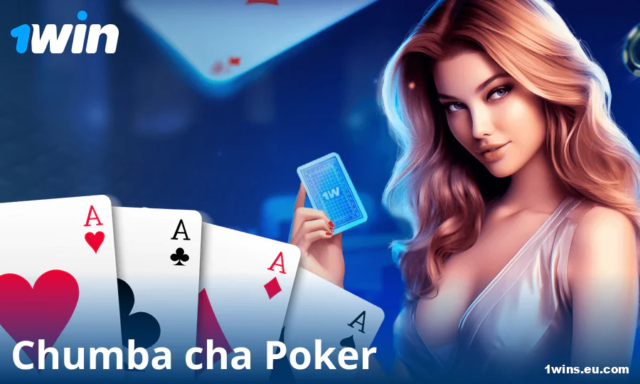 Cheza Poker Mtandaoni katika Kasino ya 1Win
