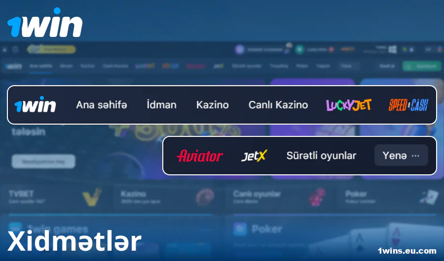 1Win Azərbaycanın sayt funksionallığı