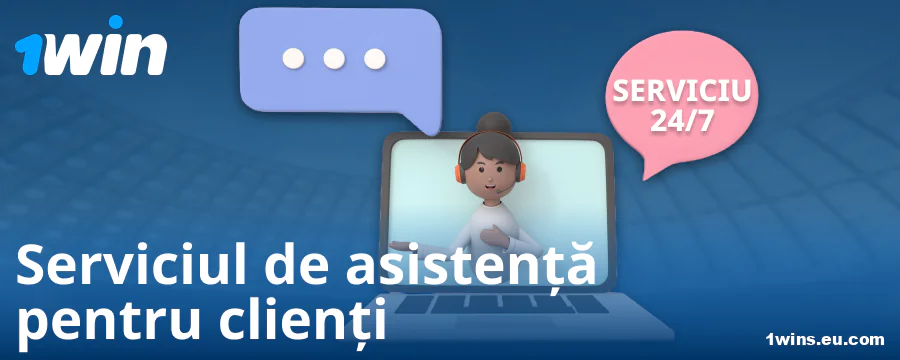 Contactați suportul pentru pariorii 1Win RO