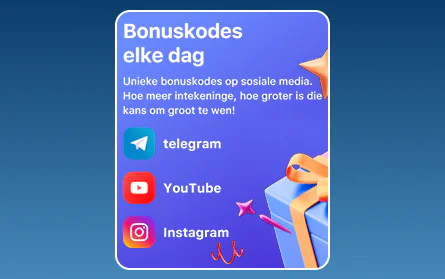 Maatskaplike media bonus vir 1Win spelers