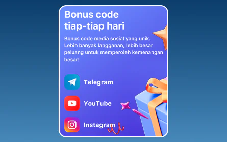 Bonus media sosial untuk pemain 1Win