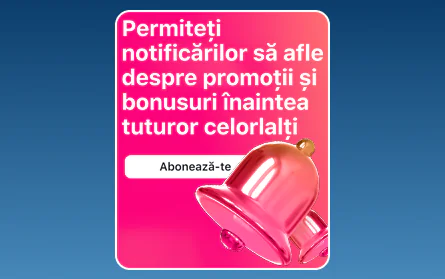 Bonus pentru notificări la 1Win pentru români