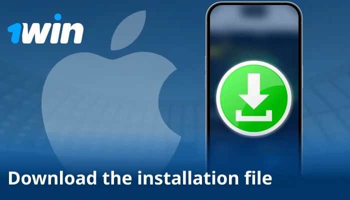 Approve download with Trust to install 1win setup