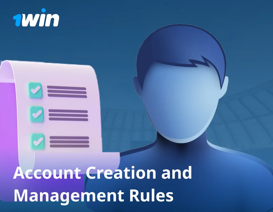 Rules for creating and managing a 1win account