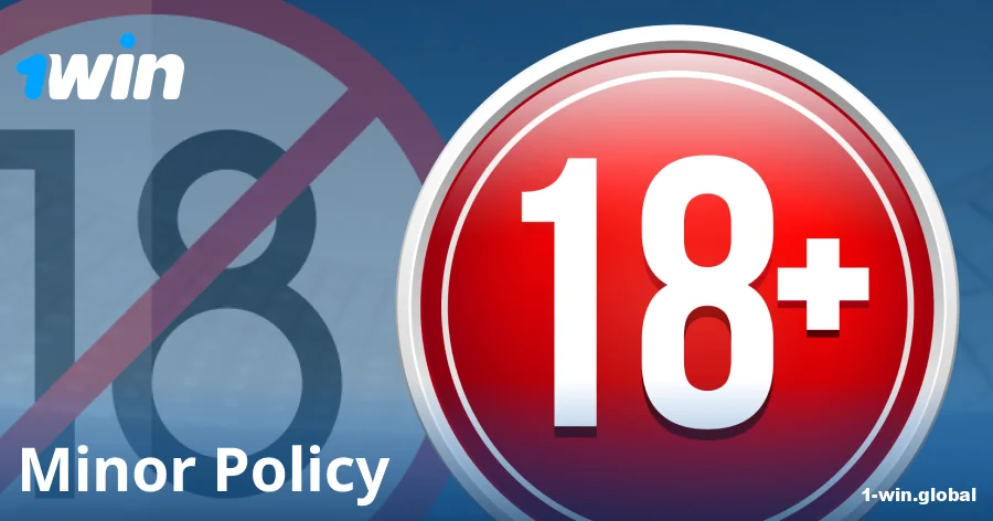 Underage gambling policy at 1win