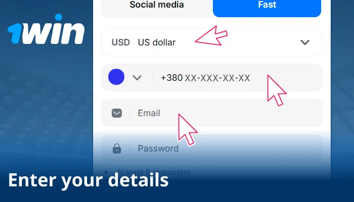 Provide email, phone number, and currency for 1win