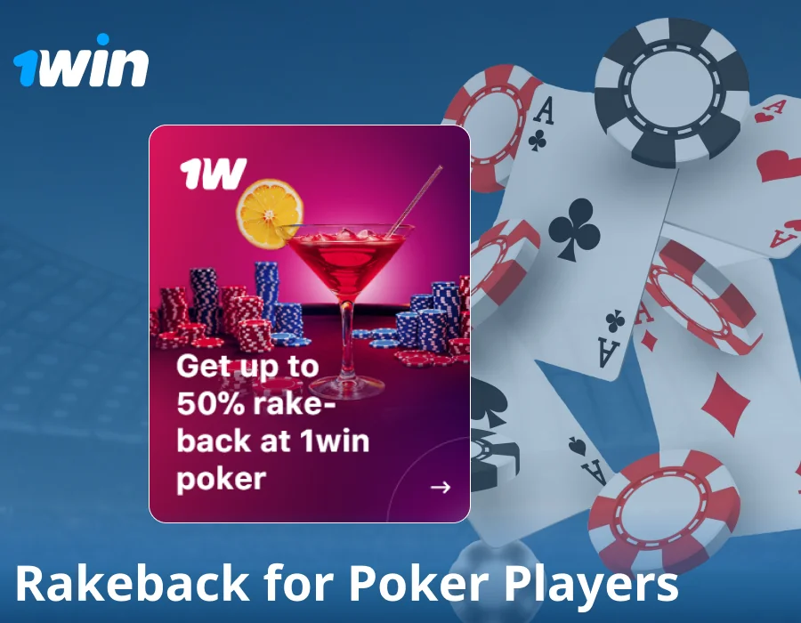 1win rakeback program for poker users