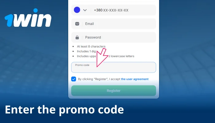 Add promo code in the special field with “+” sign