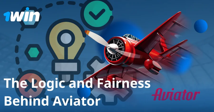 Fair play logic of the 1win Aviator game