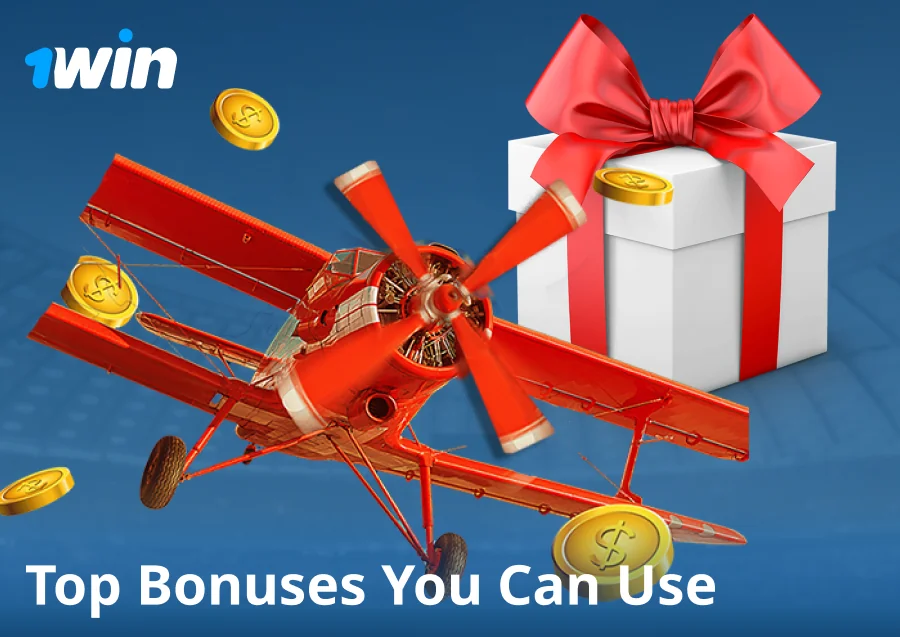 Bonus deals usable in 1win Aviator