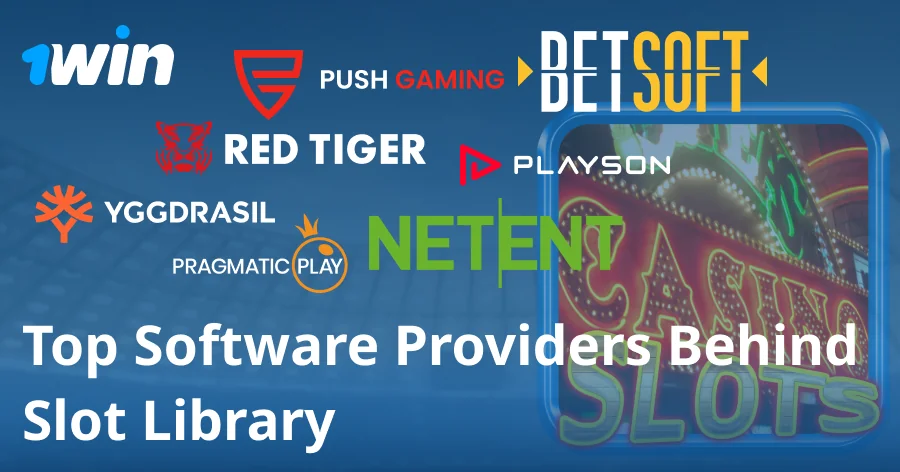 Providers powering the 1win slot catalog